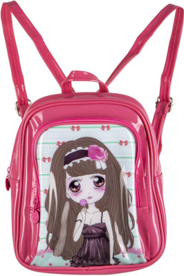 

Shopigator Doll Kids Mini Handbag Cum 4 L Backpack(Pink)