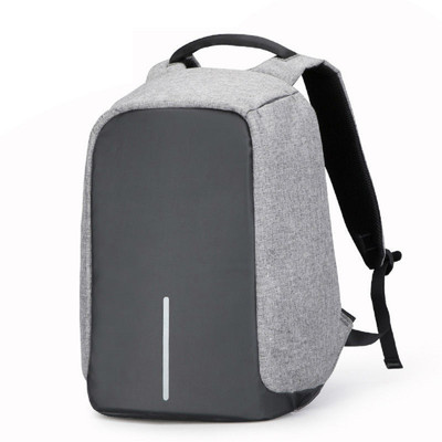 

Generic Laptop Backpack with USB Charging Port 35 L Laptop Backpack(Grey), Black