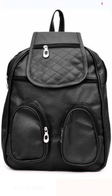 

RANDA FASHION Stylish backpack for women,girls 21 L Backpack(Black)