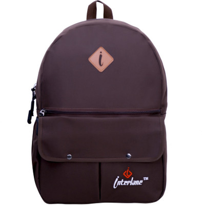 

Interlane S.k Twice Pocket Design Backpack (Brown) 21 L Backpack(Brown)