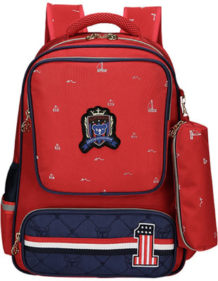 

KIDOMATE Cute Girl Print, Casual Day-Trip Bag(Age 3-8 Yrs) 10 L Backpack(Red), Blue;red