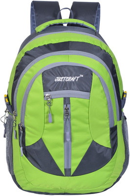 

Justcraft Hunk 30 L Backpack(Grey, Green), Grey;parrot green