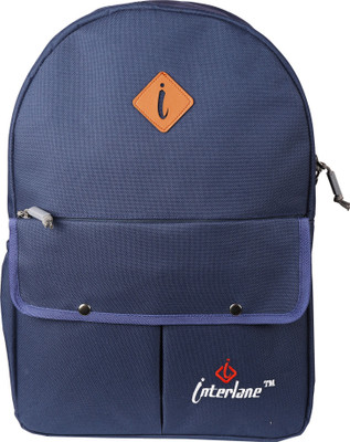 

Interlane S.k Twice Pocket Design Backpack (Blue) 21 L Backpack(Blue)