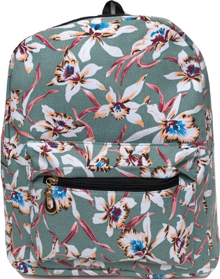 

Regiis Floral Full Size Backpack 6 L Backpack(Green), Light green