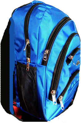 CIPS Blue Backpack Polyester Multiple Compartments Zippers Chains (30 LTR / 26 inches) Best for School College Laptop Travel Casual Sports Gym 25 L Backpack(Blue)