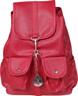 

Styler King Women's PU Casual Purse Fashion Backpack Red 10 L Backpack(Maroon)