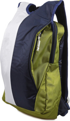 

Pink Flower TYMHIL-001 20 L Backpack(Multicolor), White+blue