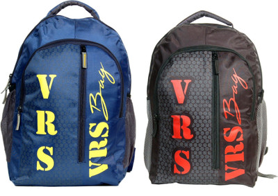 

VRS backpack pack 2 38 L Backpack(Multicolor), Red & blue