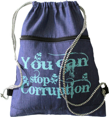 

Best Bags Blue Jeans Drawstring Dori Bag 17 L Backpack(Blue)
