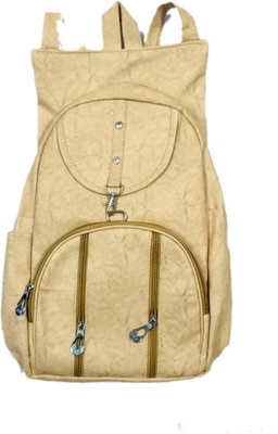 

NOORCREATION Latest collection/ Stylish backpack/ Women casual backpack/ EAsy to carry/ Lightweight 21 L Backpack(Beige)