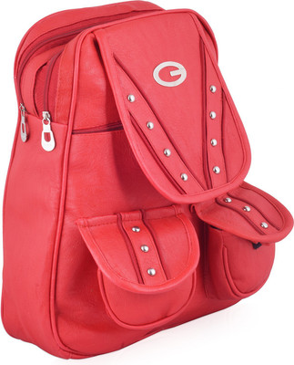 

PureDeals Trendy & Latest Backpack, best for daily use for Girls and Women Pithu bag _PD-914 10 L Backpack(Red)