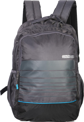 

American Tourister Link Plus 02 Laptop Backpack (Grey) 22 L Laptop Backpack(Green)