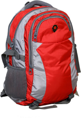 

Sammerry Pithoo 20 L Laptop Backpack(Red, Grey)