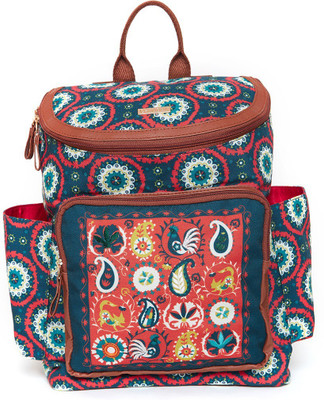 

Chumbak Paisley Flowers BK01 5 L Backpack(Multicolor), Green