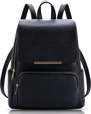

Sleema Fashion Backpack (Prebkp9 Black) 10 L Backpack(Black)