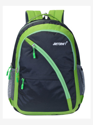 

Justcraft INNOVA 30 L Backpack(Multicolor), Black;parrot green