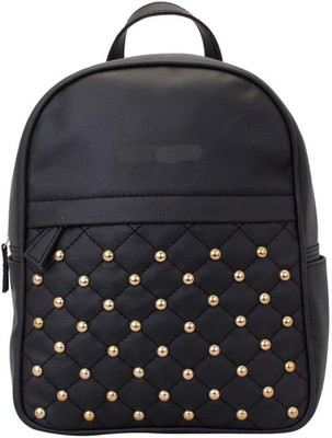 

JaIsBoy Casual Bags Fashion for School,Collage PU Leather Backpack Shoulder Bag Mini Backpack for Women & Girls 5 L Backpack(Black)