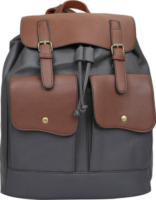 

Urban Myna UM-07 10 L Backpack(Grey, Brown), Dual colored