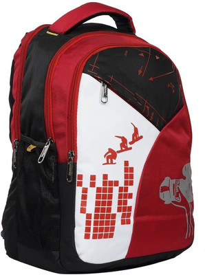 

Good Friends College backpacks Hi Storage 30 L Backpack(Red, Black)