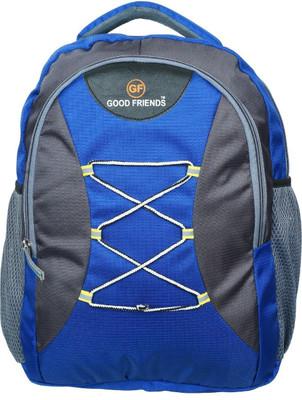 

Good Friends Waterproof 15.6 L Laptop Backpack(Blue)