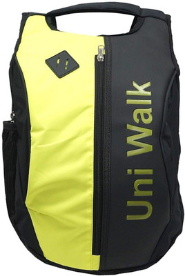 

Uni Walk Neon Multi 20 L Backpack(Yellow, Black)