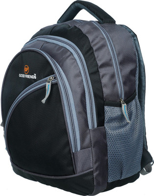 

Good Friends Waterproof 15.6 L Laptop Backpack(Black)