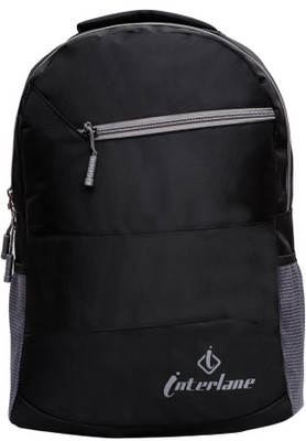 

Interlane S.k Four Layers Design Backpack (Black) 21 L Backpack(Black)