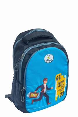 

amigoes AMG001BLU 18 L Backpack(Blue)