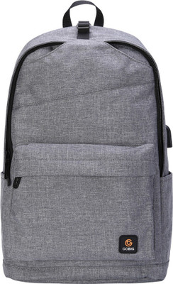 

Seajol GOBIG Men's USB Bag Laptop Backpack ( Grey ) 33 L Laptop Backpack(Grey)