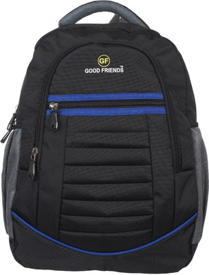 

Good Friends Expandable Laptop 20 L Backpack(Black), Blue