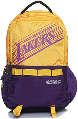 

American Tourister NBA ALLSTAR 02 YEL 32 L Laptop Backpack(Multicolor), Yellow;purple