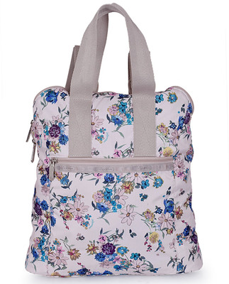 

Lesportsac Everyday 7 L Backpack(White), Endless fields pink