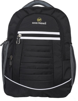 

Good Friends Expandable Laptop 20 L Backpack(Black), White