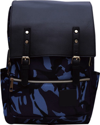 

minaar 8dkd-dgn601 black backpack 13 L Backpack(Black, Blue)