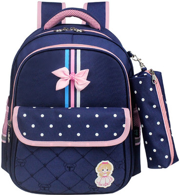 

KIDOMATE Toddler Preschool, Play School, Picnic Bag for Kids RGW Stripes (Age 3-7 Yrs) 17 L Backpack(Blue)