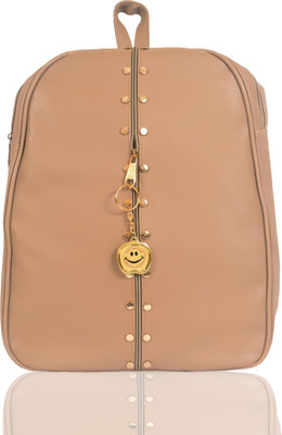 

Beets Collection Leather Backpack School Bag Student 7 L Backpack (Khaki) Color 7 L Backpack(Khaki), Light brown;khaki