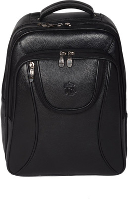 

ROYAL LEATHER EMPORIUM BLK-BPZ 18 L Backpack(Black), Rle-blk