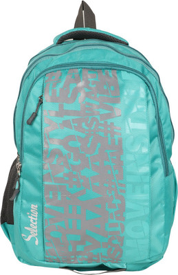 

BEST SHOP School/college bright Green & Grey backpack with a padded sleeve for boys and girl. 21 L Backpack(Blue)