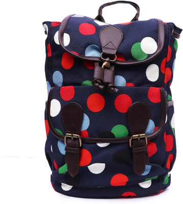 

Suprino Women and girls Canvas Blue back Pack 15 L Backpack(Multicolor)