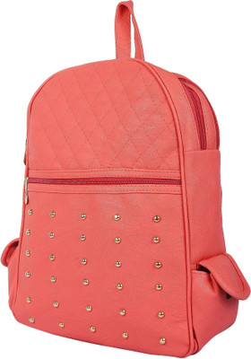 

Rajni Fashion Backpack For School bag, Student Backpack, Traveling bag, tuition bag, 8L Backpack (Peach color) 8 L Backpack(Pink)