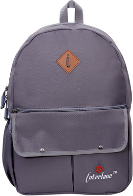

Interlane S.k Twice Pocket Design Backpack (Grey) 21 L Backpack(Grey)