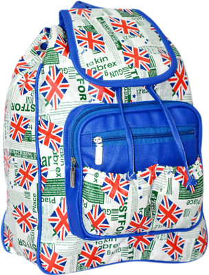 

minaar 8DKD109_A 12 L Backpack(White), White;b lue;green