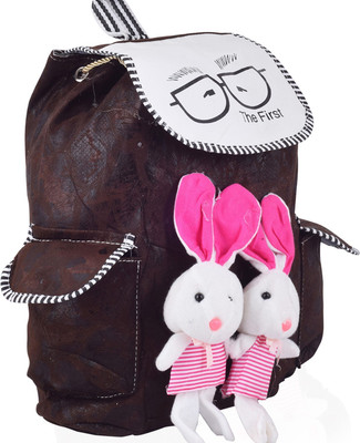 

PureDeals Trendy & Latest Backpack, best for daily use for Girls and Women Pithu bag _PD-910 10 L Backpack(Brown)
