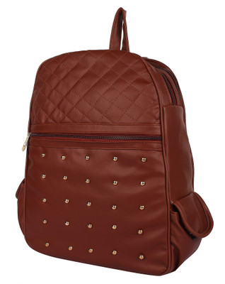 

Rajni Fashion Backpack For School bag, Student Backpack, Traveling bag, tuition bag, 8L Backpack (Tan) 8 L Backpack(Brown)