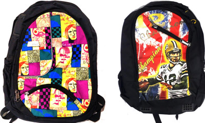 

Royal Casual School Backpack 20 L Backpack(Black), Multicolor 23