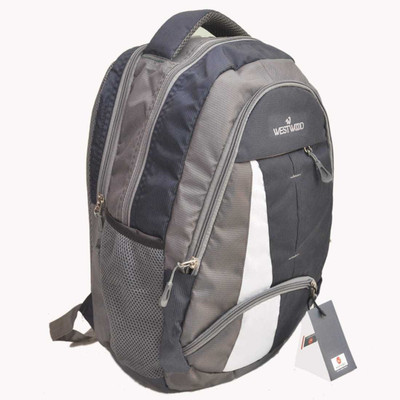 

westwood fwd222 15 L Laptop Backpack(Grey), Multicolor