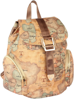 

kÃ©zitÃ¡ska KEZITASKA World Travel Backpack Leisure Backpack for Teenage School Girls Printed Backpack(Side Pocket Backpack) 12 L Backpack(Multicolor), Multi-colour