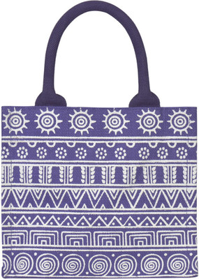 

Jute Cottage Aztec Print Lunch Bag Medium Purple Jute Waterproof Lunch Bag(Purple, 3 L)