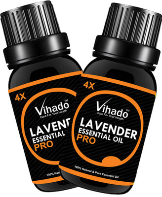 

VIHADO Lavender Healthy Essential oil 4X PRO (30 ML) (pack of 2)(30 ml)