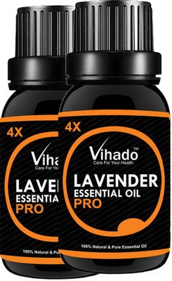 

VIHADO Lavender Pure Essential Oil 4X PRO (20 ML) (Pack of 2)(20 ml)